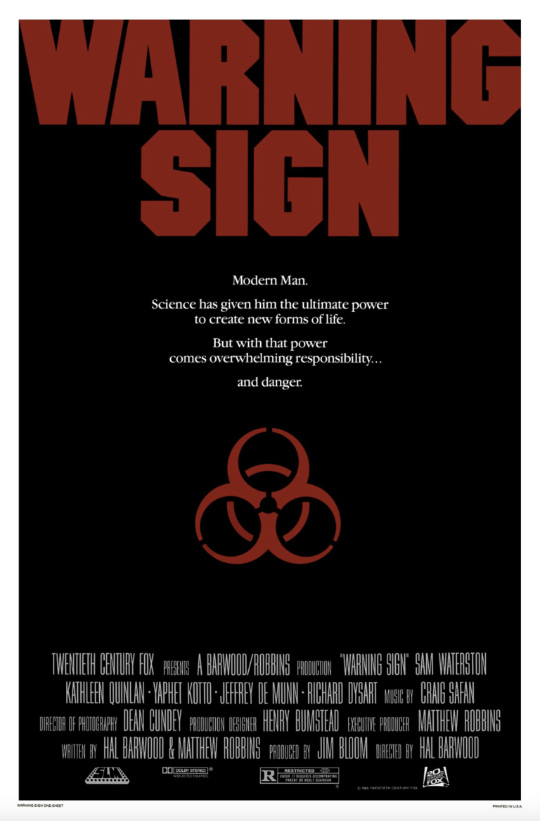 WARNING SIGN (1985)